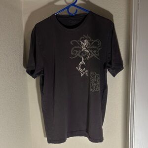 Men's Gray Graphic T-Shirt